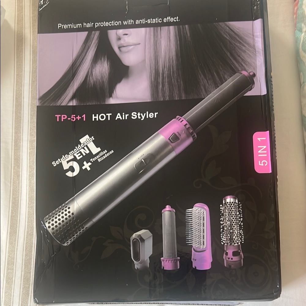 TP-5+1 Hot Air Styler - Pink and Gray